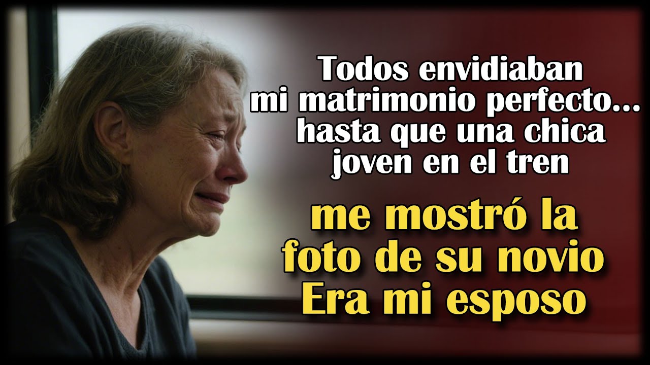 La joven sentada a mi lado en el tren me mostró una foto de su 