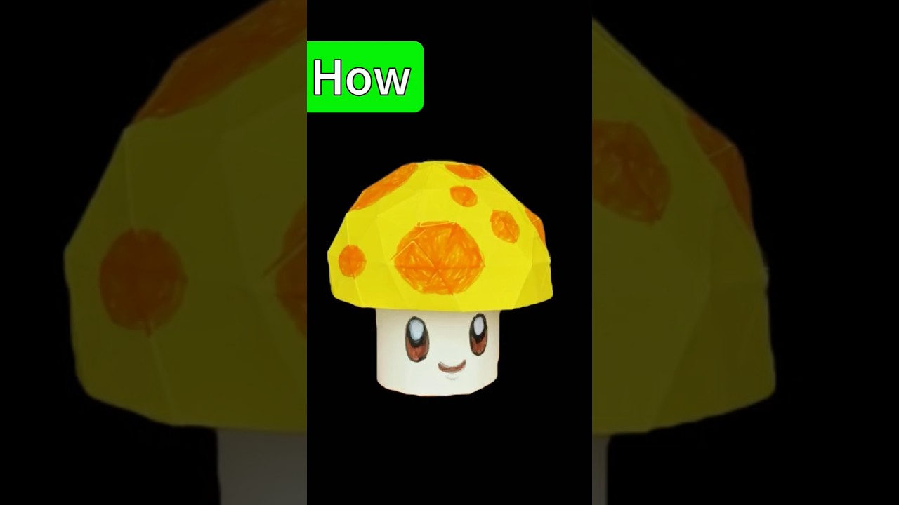 Tutorial ：Paper Sun-shroom from Plants vs. Zombies