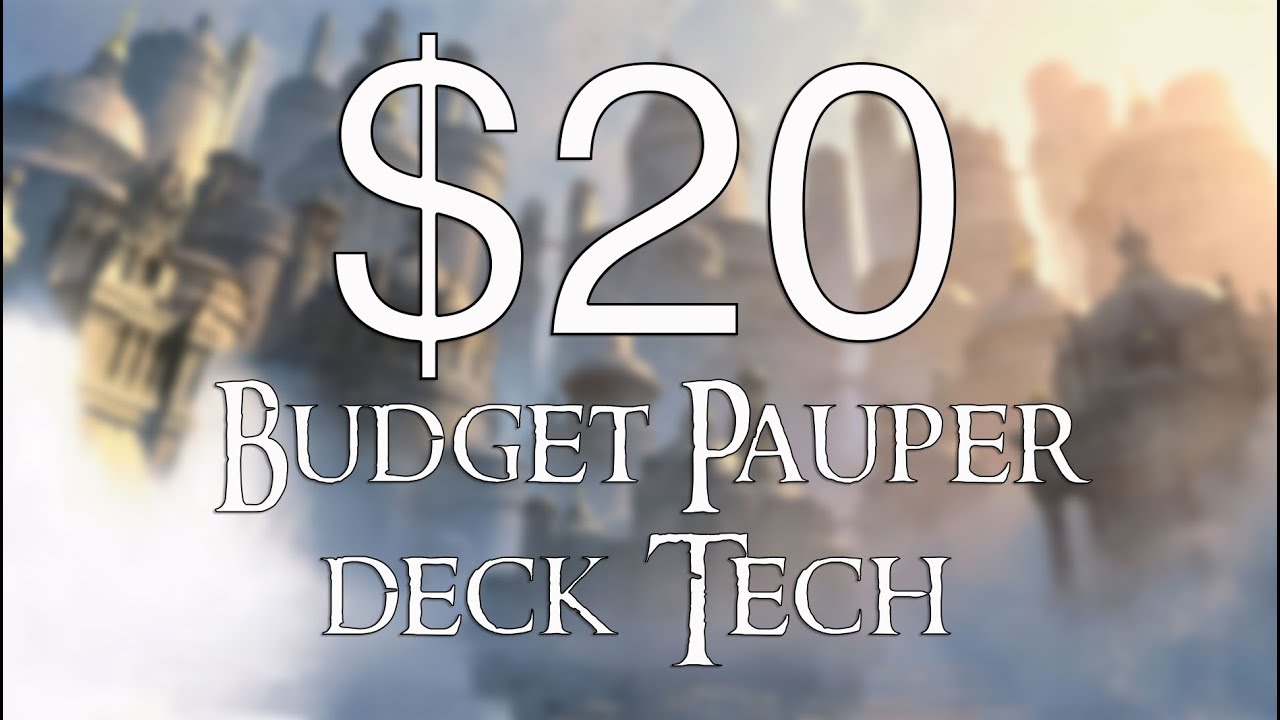 MTG 20 Budget Pauper Deck Tech YouTube