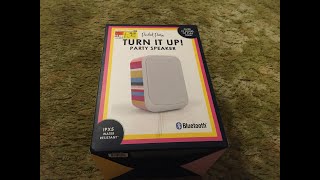 Walmart Clearance Packed Party Speaker Turn it Up unboxing Testing Big Stereo Sound