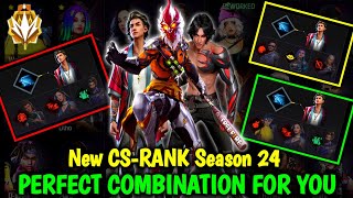 NEW PERFECT CHARACTER COMBINATION FOR YOU IN NEW  SEASON || New CS-RANK Season best combination  !!!