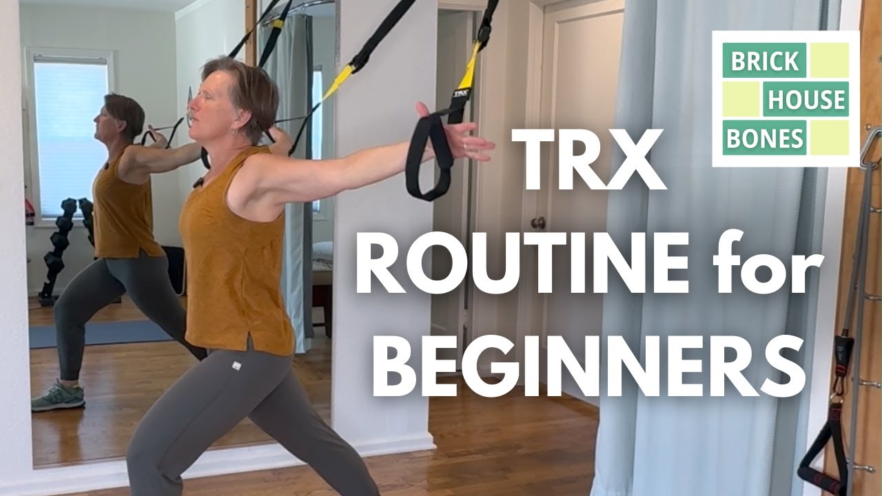 Beginner TRX Routine for STRONG BONES | #trx #osteoporosis #bonehealth #pt  #workout #mobility