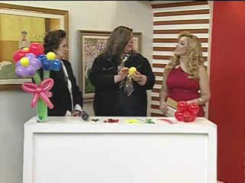 artesanato buque flores bexiga melhor com você 12 06 youtube