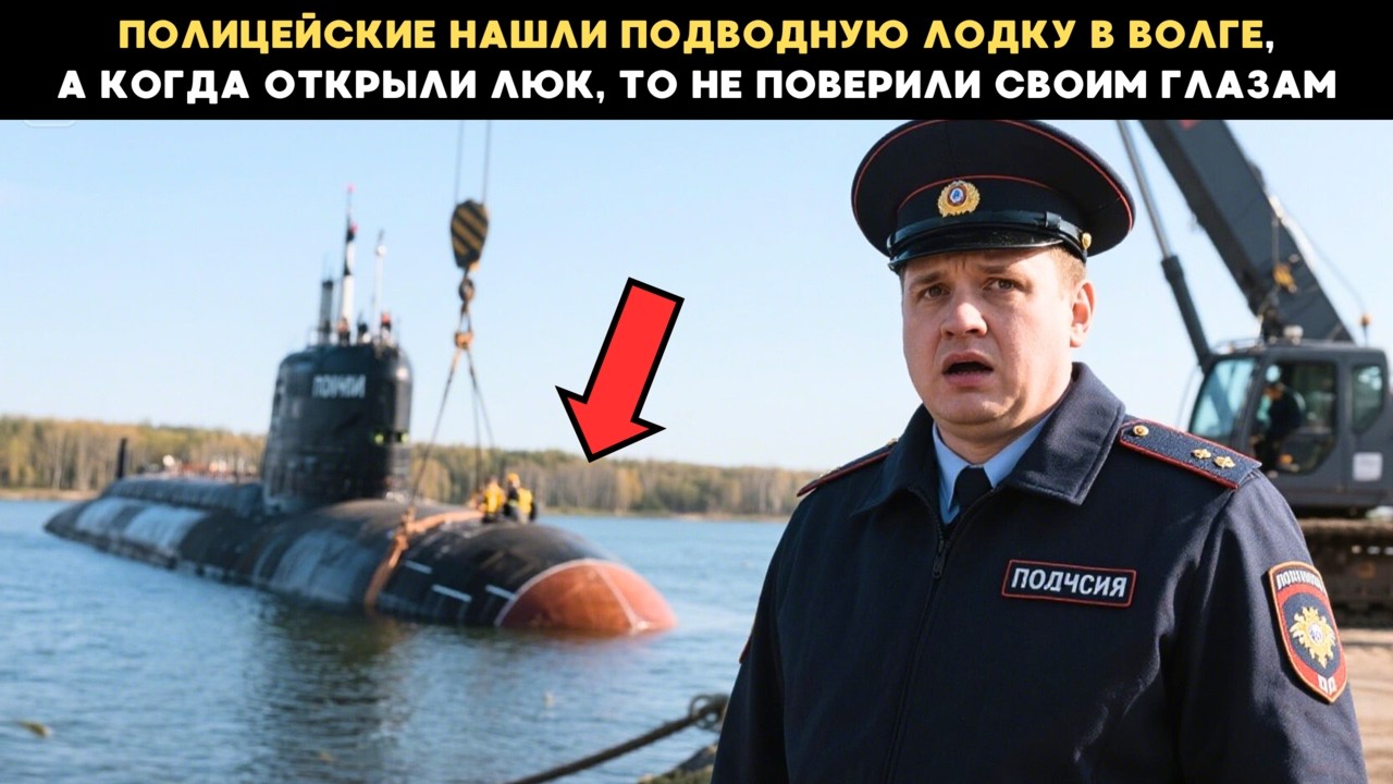 Outline Video Полицейские нашли подводную лодку в Волге, а когда открыли люк, то не поверили своим глазам