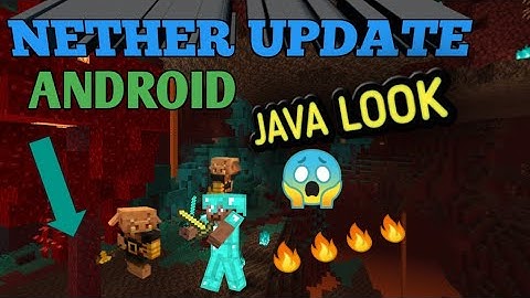 HOW TO DOWNLOAD NEW NETHER UPDATE MINECRAFT ANDROID 2020. REAL
