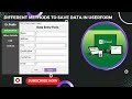 Excel VBA UserForm | Save Button | Advanced Excel