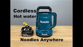 Makita 36v cordless kettle (18v x 2) Hot water boiler | XTK01 | hot water anywhere | kt001 | kt360