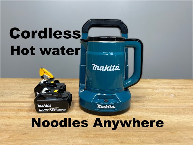 Makita Rechargeable Kettle 36V Battery and charger sold separately KT360DZ  Blue