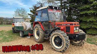 FARMVlog #38 - Sázení brambor u nás doma s traktorem Zetor 7745