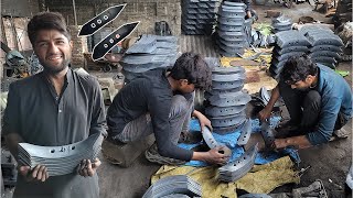 Amazing Technology Of Converting Leaf Spring Flat Bar Into A Sharp Cultivator Blade