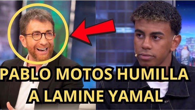 PABLO MOTOS HUMILLA A LAMINE YAMAL EN EL HORMIGUERO PERO LA REACCIÓN DE ESTE A TODOS BOQUIABIERTOS - YouTube