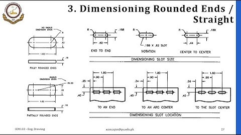 Dimensioning Circular Features | Engineering Drawing | L7.1 Part 6