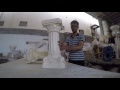 تصنيع الاعمده الرومانيه من الفيبر جلاس Manufacture of Roman columns of fiber glass