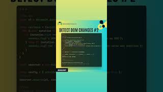 Javascript, Detect DOM Changes - 2 #javascript