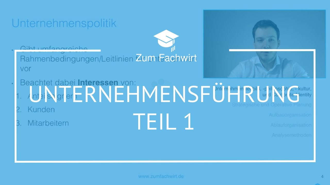 Update New Unternehmensführung Teil 1 Wirtschaftsfachwirt/Fachwirt IHK Betriebsorganisation Demokurs