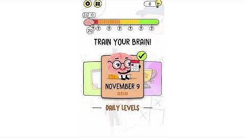 Brain Test All Star Daily Puzzle November 9 - help him escape from the guards