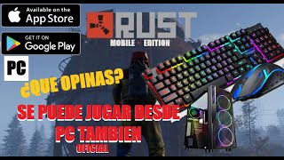 RUST MOBILE en PC es INCREÍBLE: Primeras Impresiones y Gameplay (Launcher Oficial)