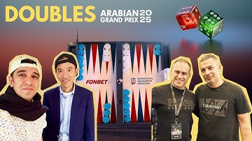 Backgammon Arabian Grand Prix 2025 ▸ Mochy 🇯🇵 Hossein Paknahad 🇮🇷 vs Ali Kolbadi / Afshin Omidi 🇮🇷
