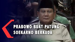 Prabowo Akan Bangun Patung Bung Karno Naik Kuda, Minta Izin Megawati