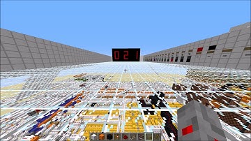 Minecraft   RC8001 CPU calculates the Fibonacci sequence