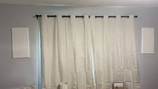 Linen Blackout Curtains 96 Inches Long 2 Panels Set Review