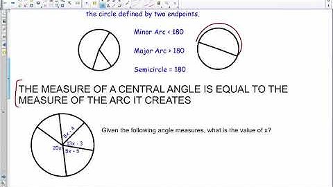 Measuring Angles and Arcs Pt 1