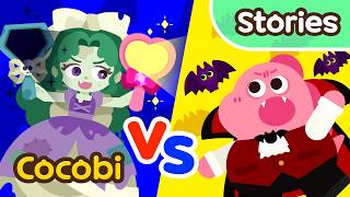 Zombie Princess vs Vampire Mommy😱 Cocobi Cartoon for Kids