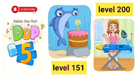 dop 5 delete one part level (151-200) Answer complete 💯✅