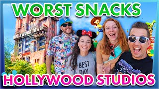 We Ate the WORST Snacks in Disney World  Hollywood Studios