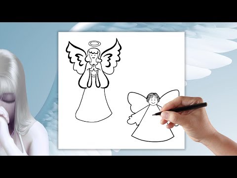 Wideo: Anioł: Jak Narysować To Ołówkiem