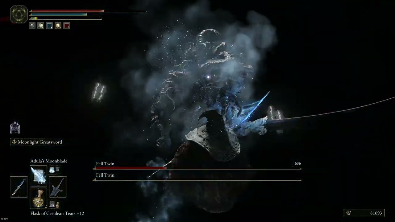 ELDEN RING™ Fell Twins Boss Fight Ranni Cosplay Darkmoon Greatsword