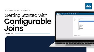 Getting Started with Configurable Joins