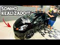 HONDA FIT COM TETO SOLAR DE TIGUAN FICOU PRONTO!!🔥😱 O SONHO SE TORNOU REALIDADE!! Pt.3