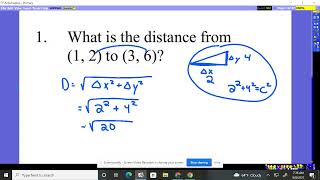 Geometry Chapter 1 Practice Test 1 #1-2