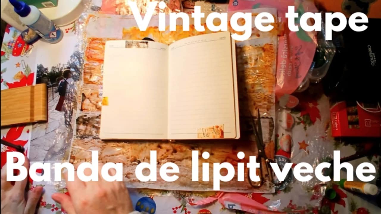 Cum fac o banda vintage cu acrilice