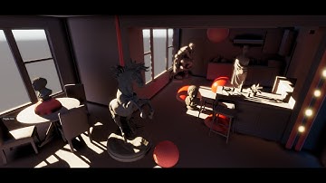 LUMINA GI - Work on new smooth scene normals mode and realistic scene adaptation A