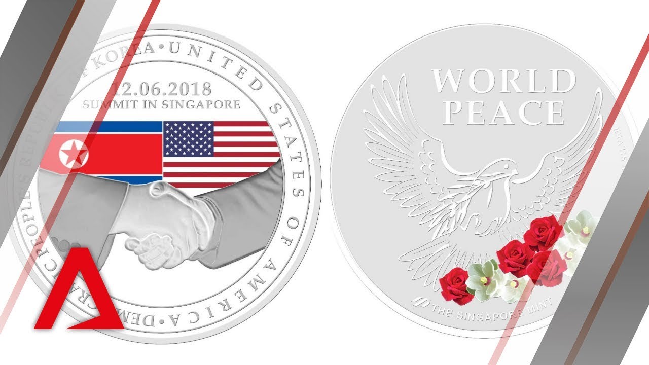 Trump-Kim summit: Singapore Mint unveils commemorative medallions