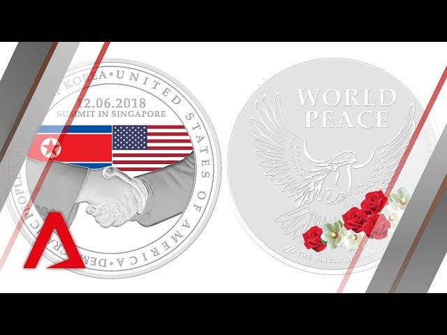 Trump-Kim summit: Singapore Mint unveils commemorative medallions