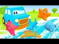 Çizgi film Akıllı arabalar - Havuz oyuncakları ile oyna! Çocuklar için eğitici dizi