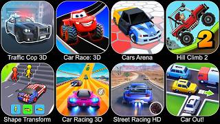 Traffic Cop 3D, Car Race 3D, Cars Arena, Hill Climb 2, Shape Transform, Car Racing 3D screenshot 5
