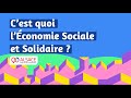 Cest quoi lconomie sociale et solidaire