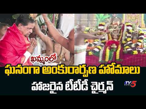అల్లిపురం టీటీడీ ఆలయానికి శంకుస్థాపన | TTD Chairman BR Naidu Attend Special Pujas | TV5 - TV5NEWS