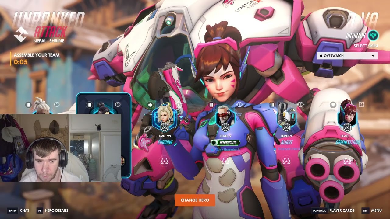 Overwatch Noob plays Steam! DropsEnabled! LiveNow! PC! 15/02/2026