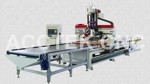 ACCTEK auto loading and unloading CNC router