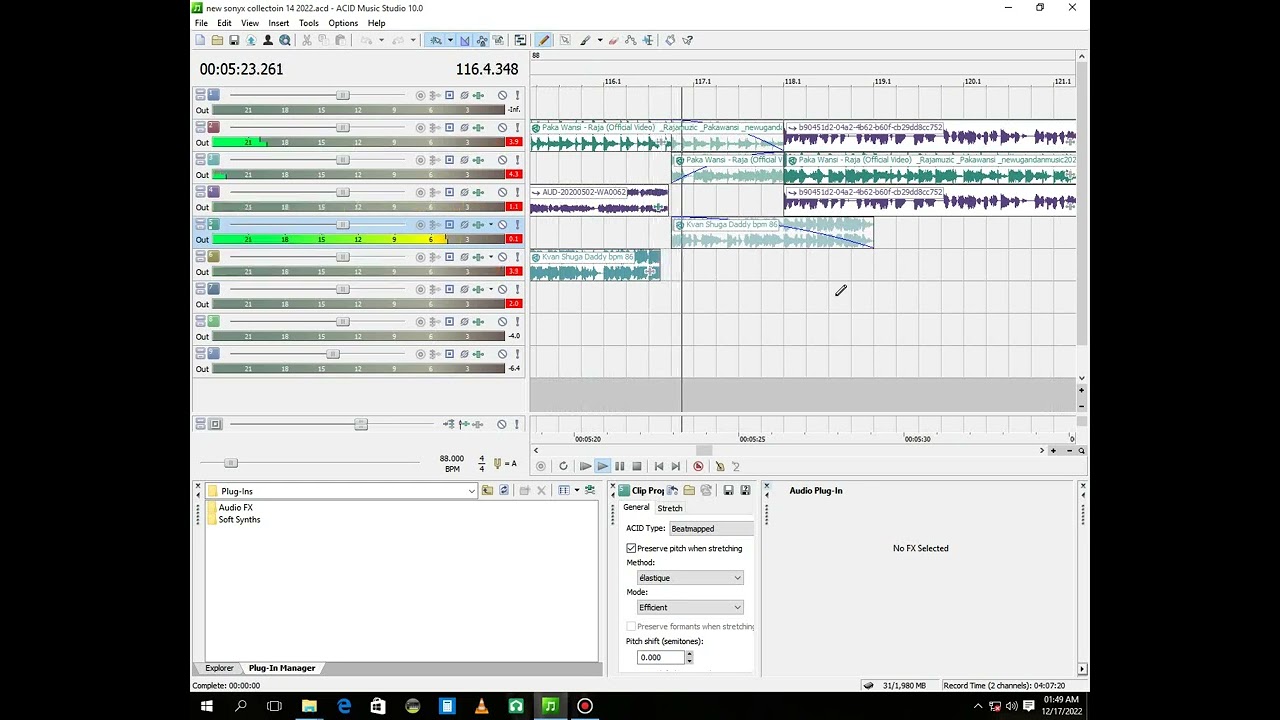 Pakawansi by raja sony acid pro scratch