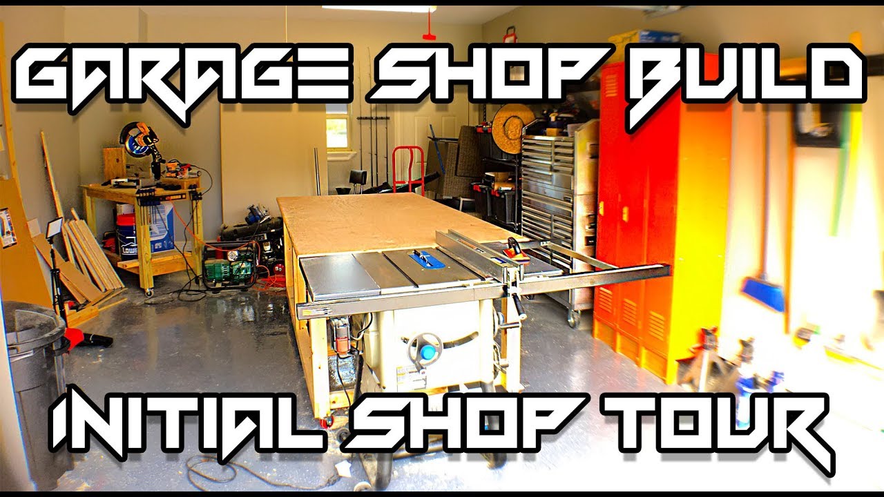 The Garage Shop Build // Shop Tour (Before) YouTube