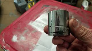 Quick tip of the day toyota Camry cv axle nut.