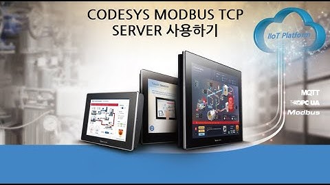 CODESYS MODBUS TCP Server 테스트 하기