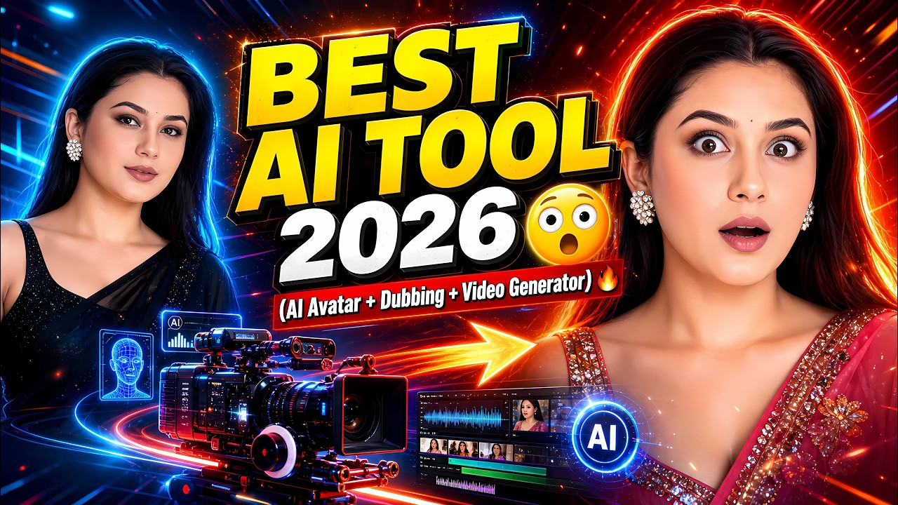 Best AI Studios Tool 2026 🔥 (AI Avatar + Dubbing + Ai Video Generator)