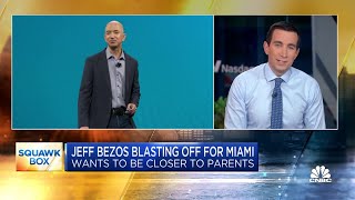 Jeff Bezos announces move to Miami, wants to be closer to parents